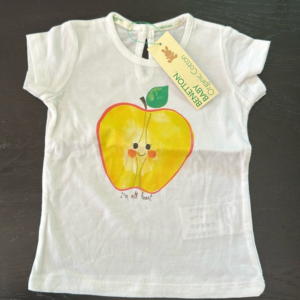Benetton Baby Apple T-shirt 6-9m